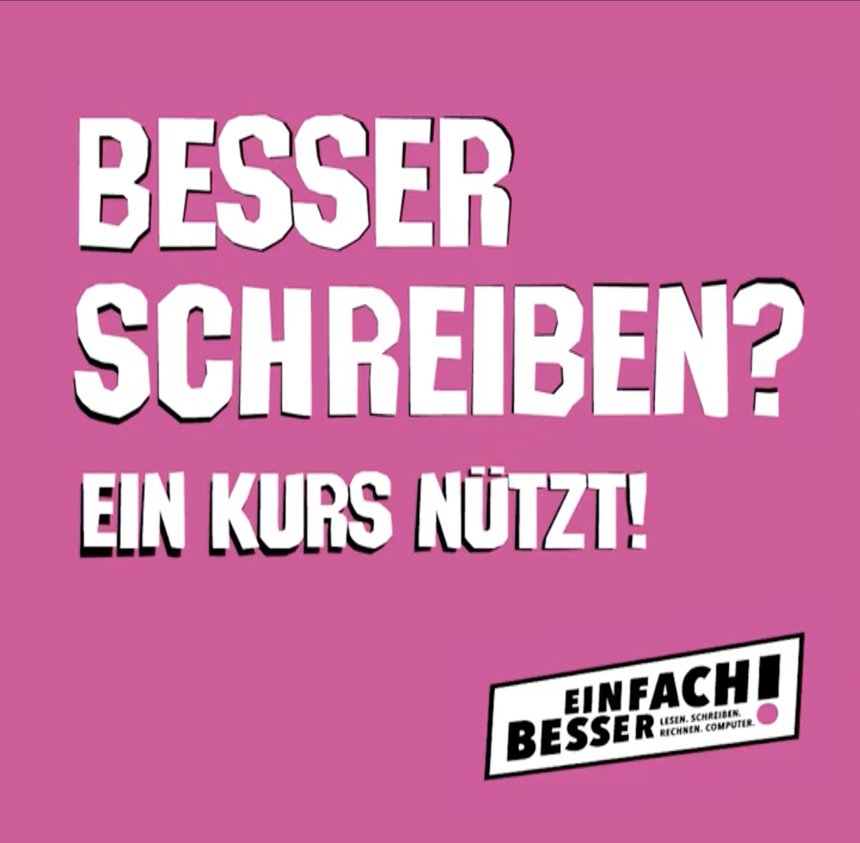 Video social network « Ein Kurs nützt ! » 1:1 (mit ut)