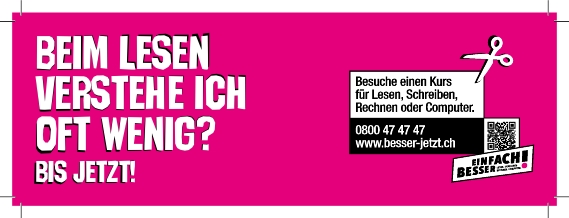 Werbung 62x186 Lesen