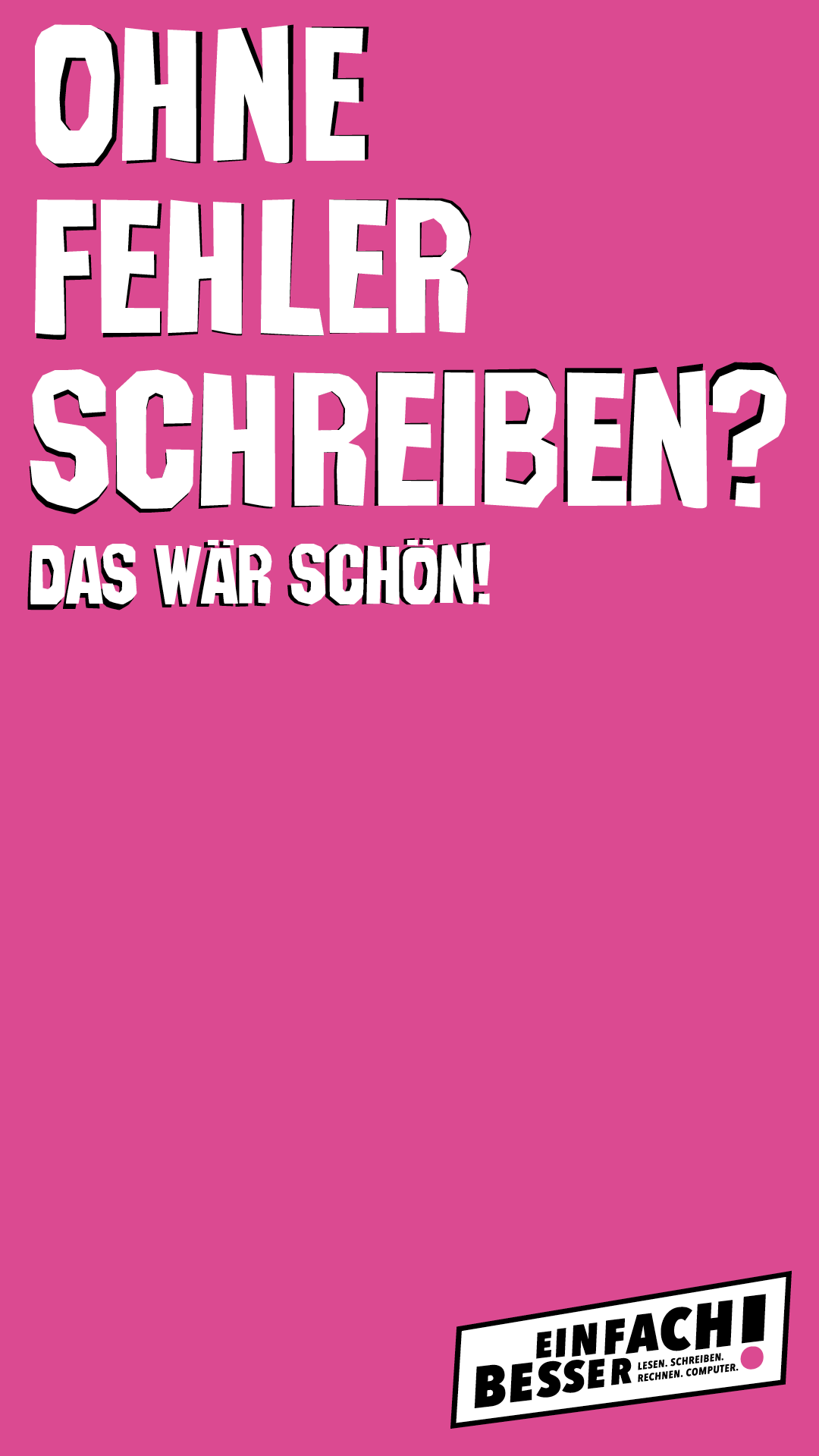 Banner 1080x1920px Schreiben