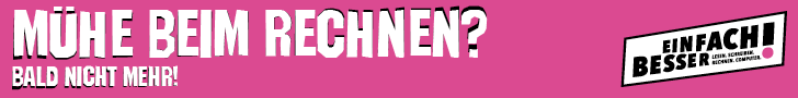 Banner Leaderboard Rechnen