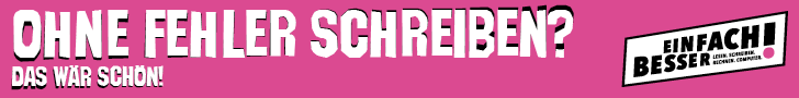 Banner Leaderboard Schreiben