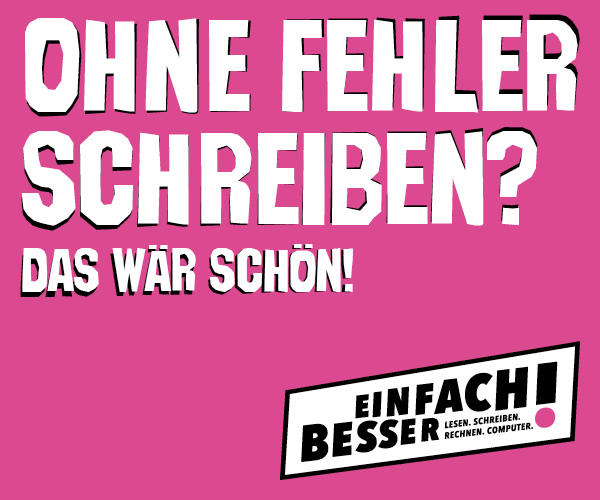 Banner Medium Rectangle Schreiben