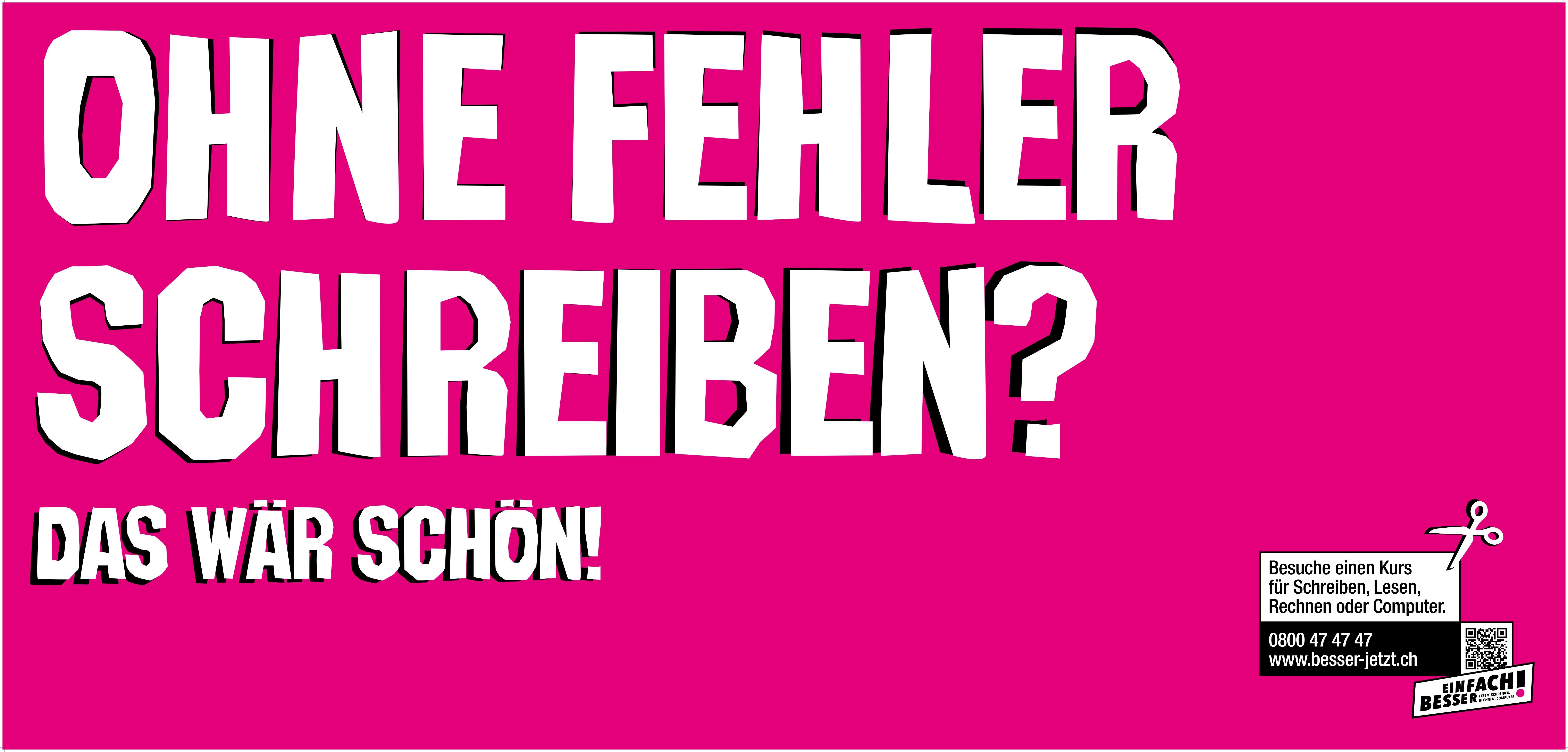 Plakate F12 Schreiben