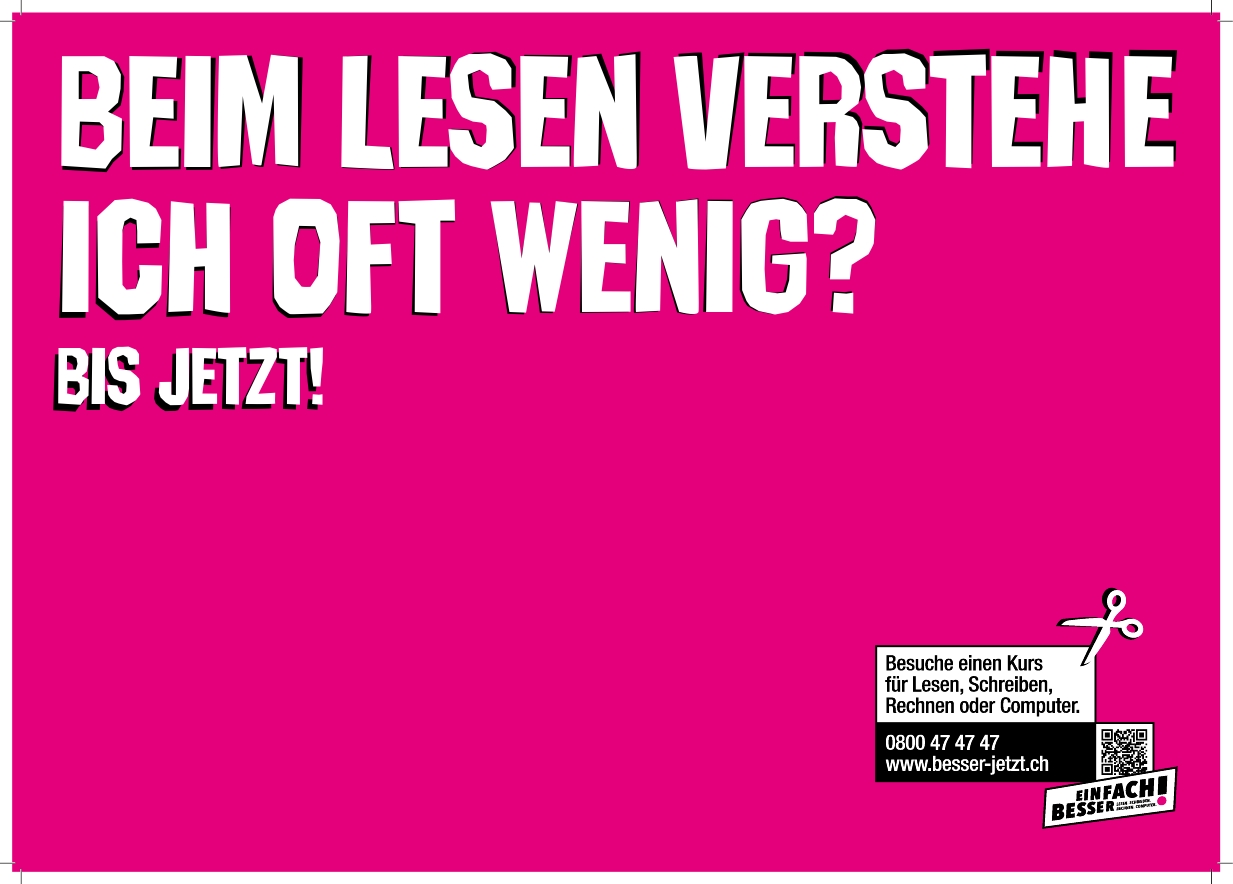 Tischset A3 Lesen